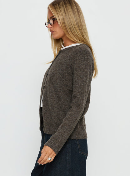 Better Than Fiction Cardigan Mocha