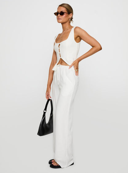 Parklea Pants White Tall