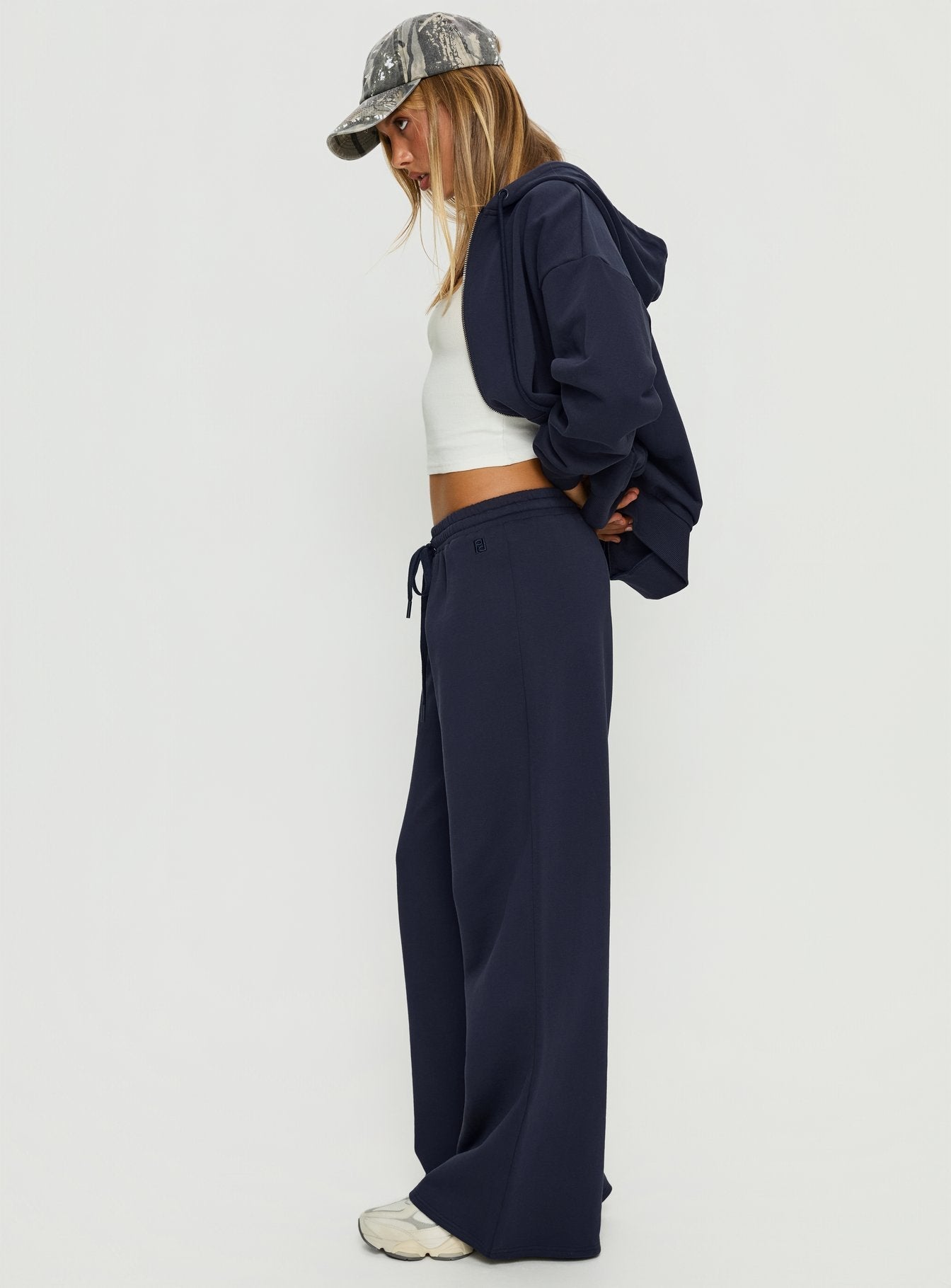Summits Flared Track Pants Navy