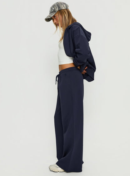 Summits Flared Track Pants Navy