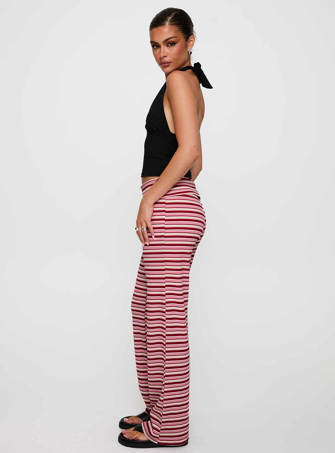 Dreamgirl Folded Pant Pink Multi