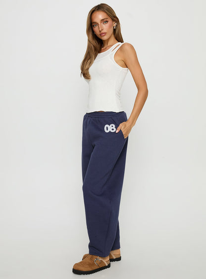 Route 08 Barrel Track Pant Navy