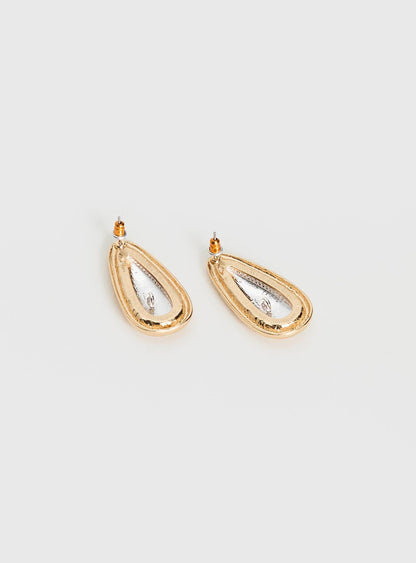 Natilee Teardrop Stud Earrings Multi