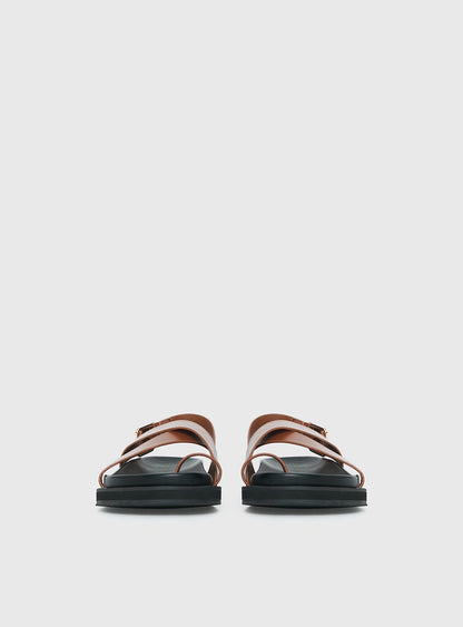 Billini Tennie Sandals Tan / Black