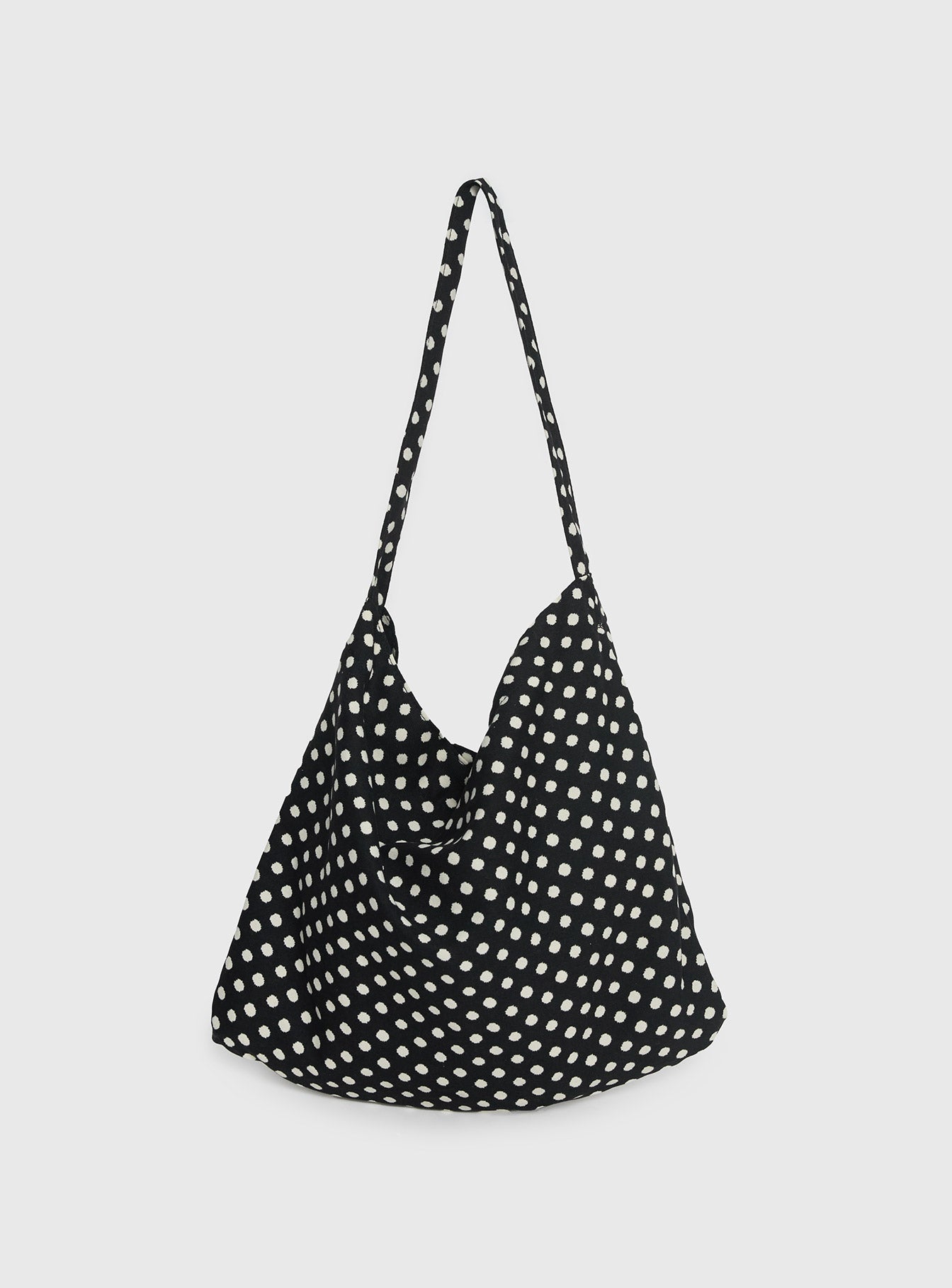 Tempting Tote Bag Black Polka