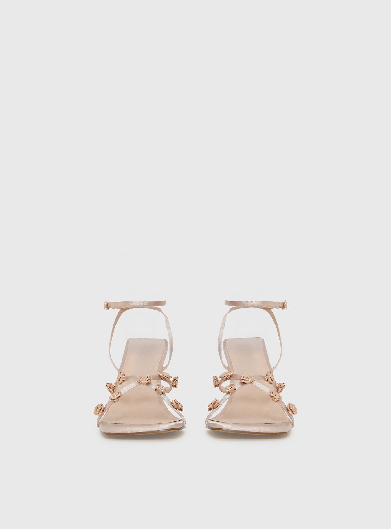 Billini Brynlee Heels Champagne Satin