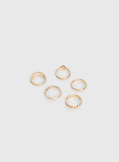 All For Love Ring Pack Gold