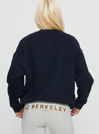 UC Berkeley Offside Crewneck Sweatshirt Navy