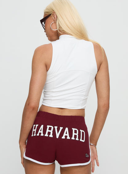 Harvard Belle Tank Top White