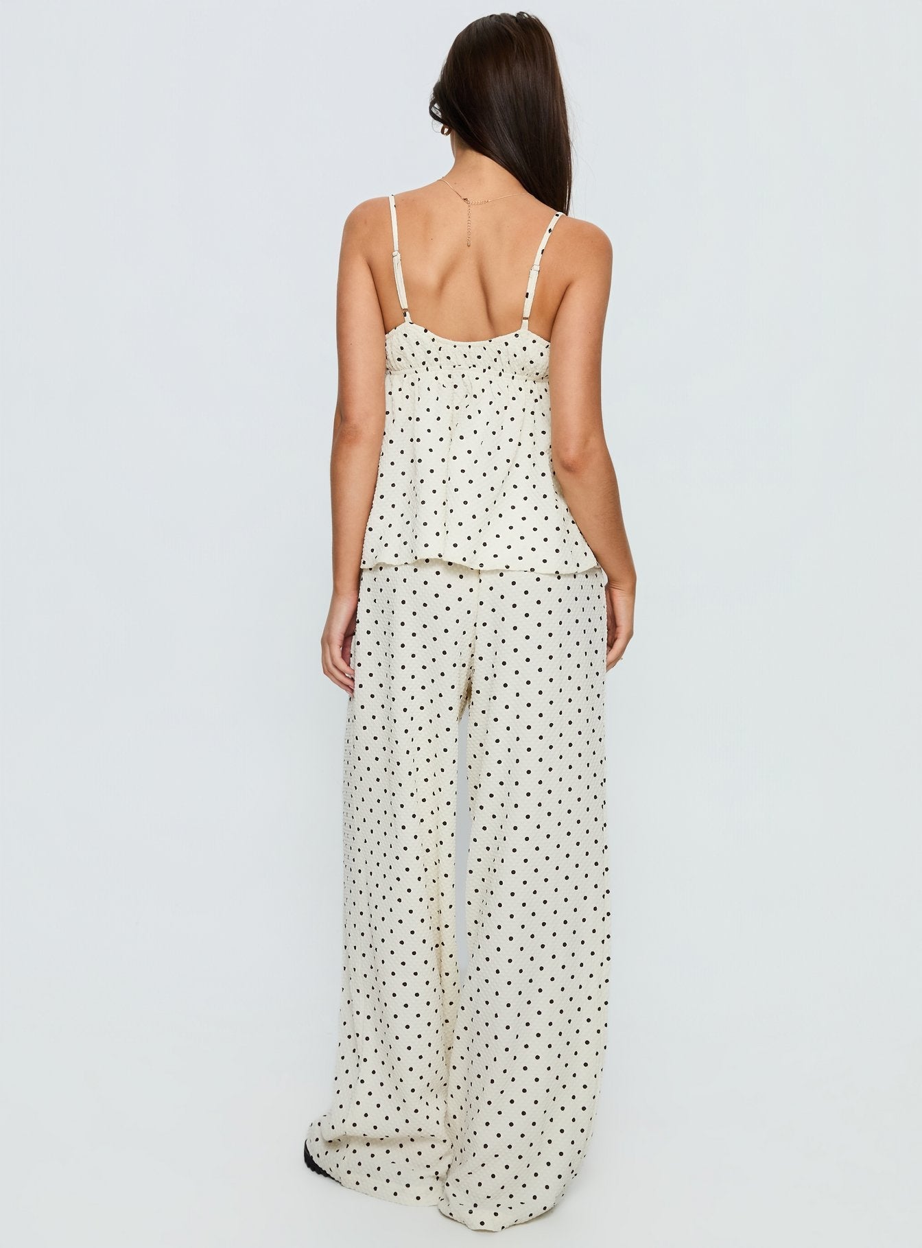 Cassini Set White Polka