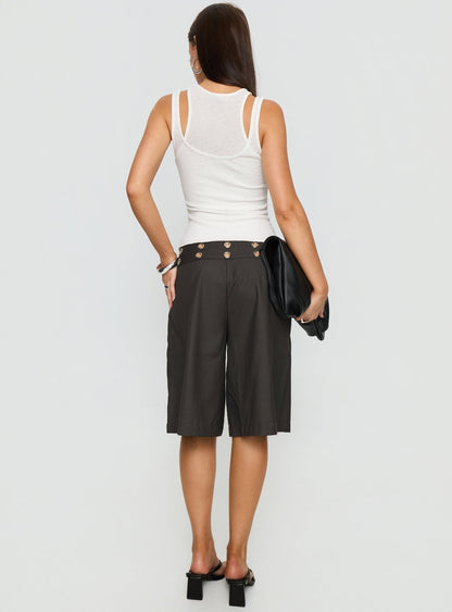 Teza Eyelet Jorts Grey