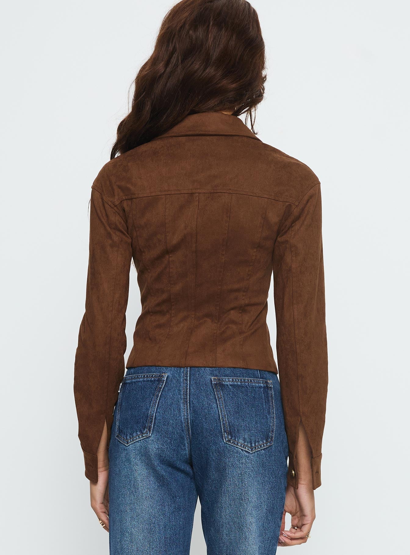 Invitations Fitted Jacket Chocolate