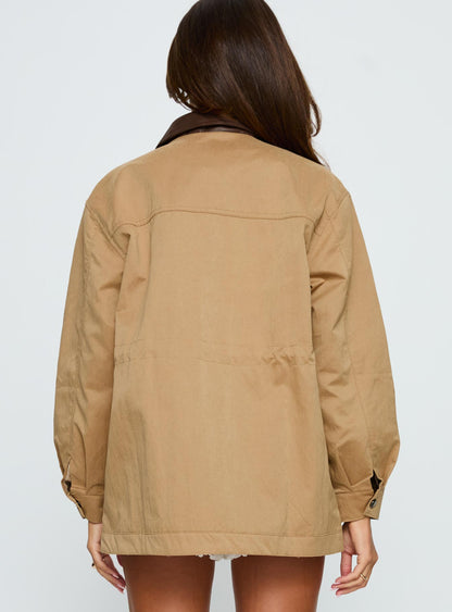 Philette Oversized Jacket Camel
