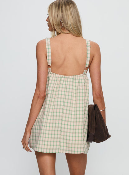 Micki Babydoll Mini Dress Multi