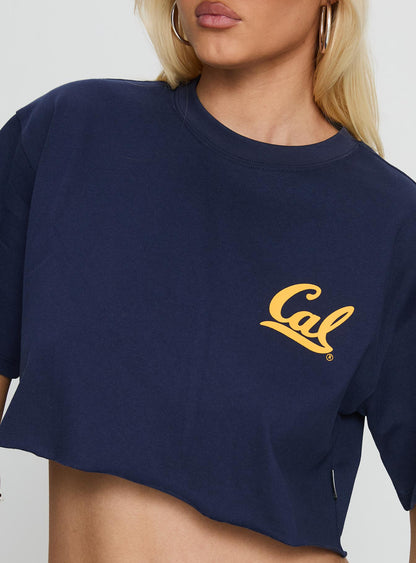 UC Berkeley Track Tee Blue