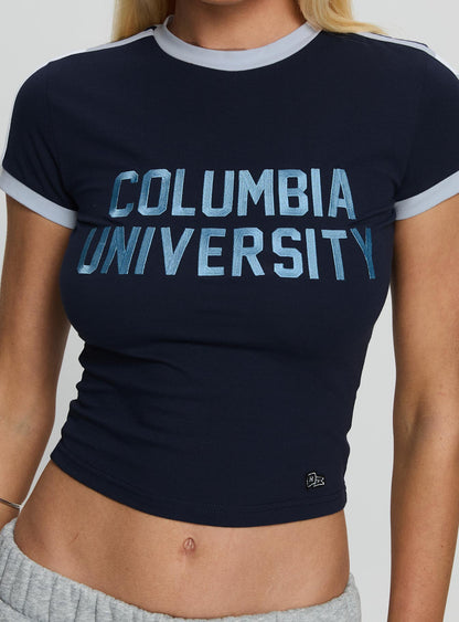 Columbia Goalie Baby Tee Navy