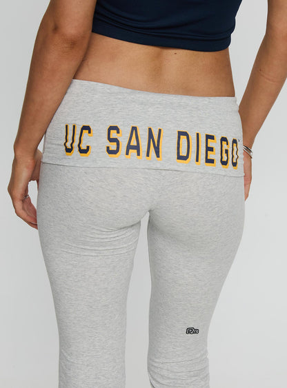 UC San Diego Foldover Pant Heather Grey