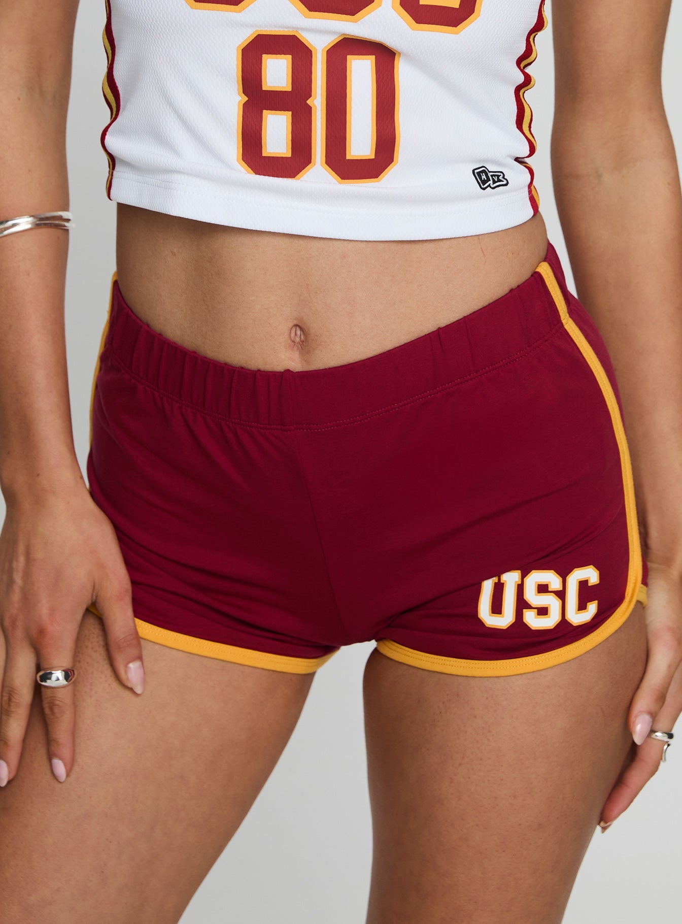USC Old School Mini Short Cardinal