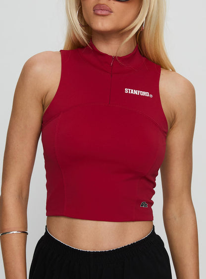 Stanford Belle Tank Top Red