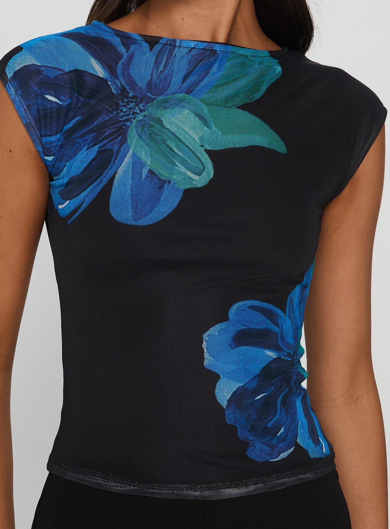 Nova Top Blue Floral