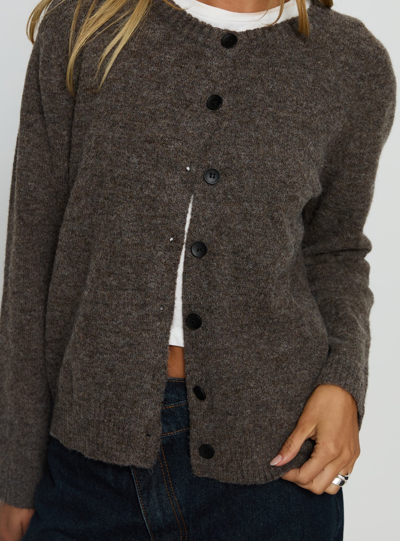 Better Than Fiction Cardigan Mocha