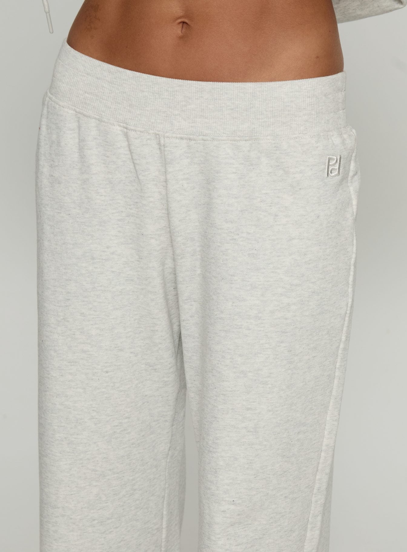 Summits Flared Track Pants Grey Marle