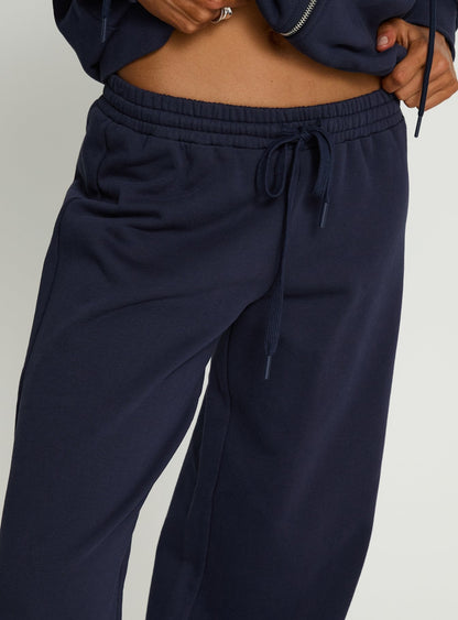 Summits Flared Track Pants Navy