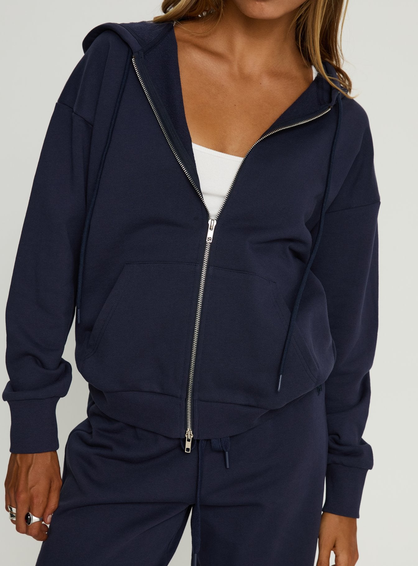 All Day Oversized Hoodie Navy