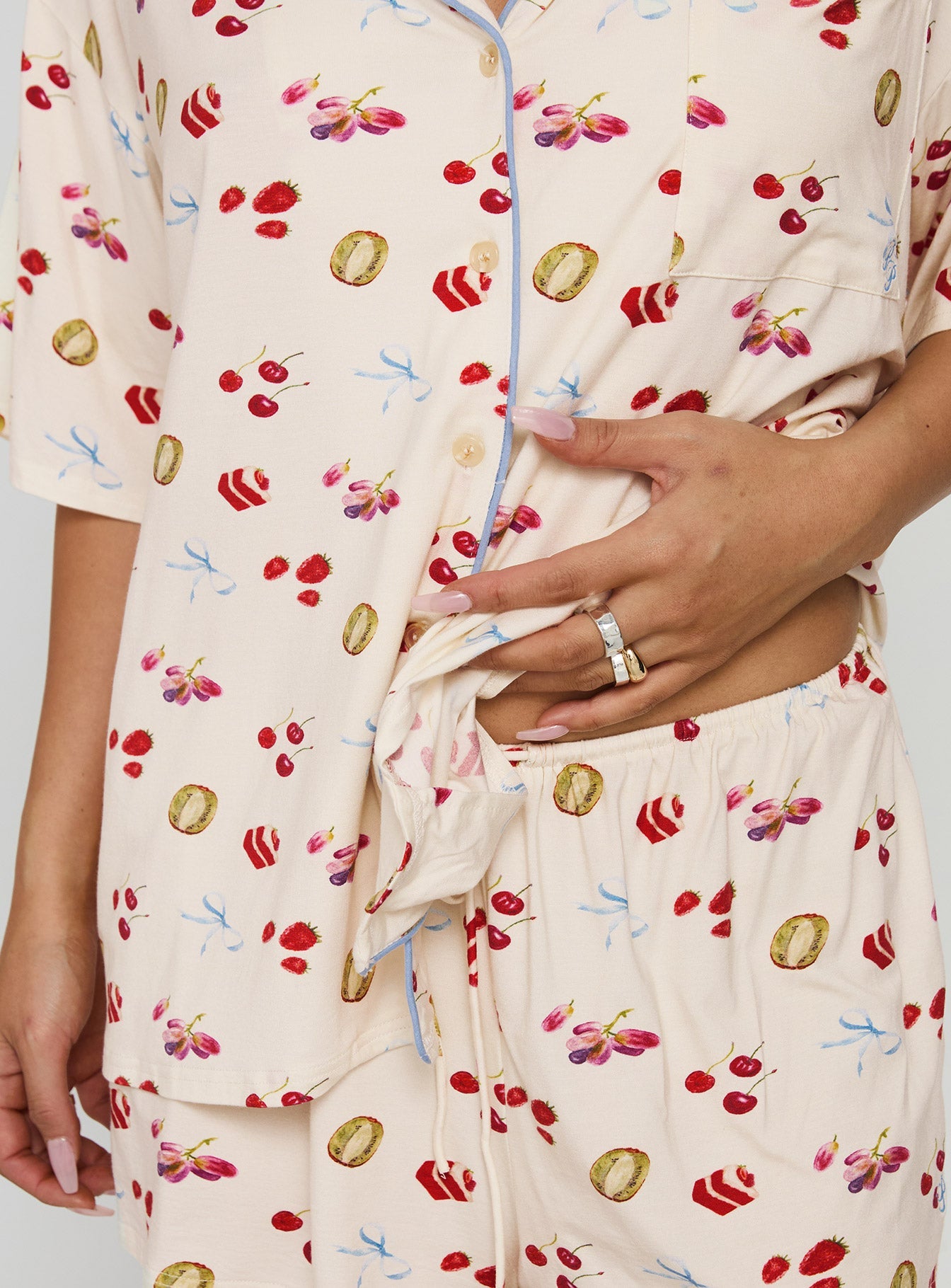 Sweet Things Button Down Sleep Set Multi