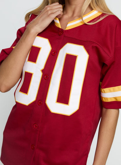 USC Football Button Down Jersey Cardinal