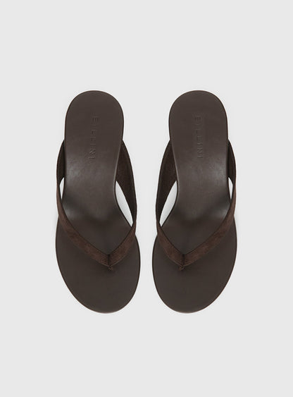 Billini Ravyn Heels Dark Cacao Suede