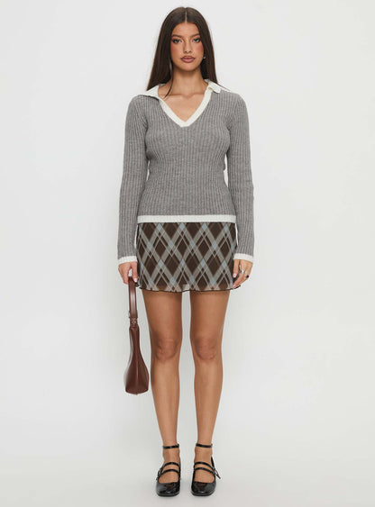 Cordilee Mini Skirt Multi Check