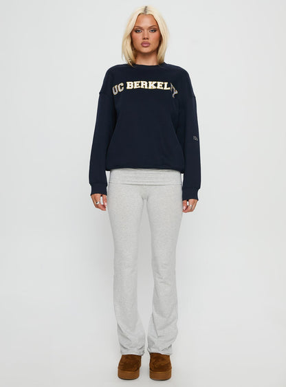 UC Berkeley Offside Crewneck Sweatshirt Navy