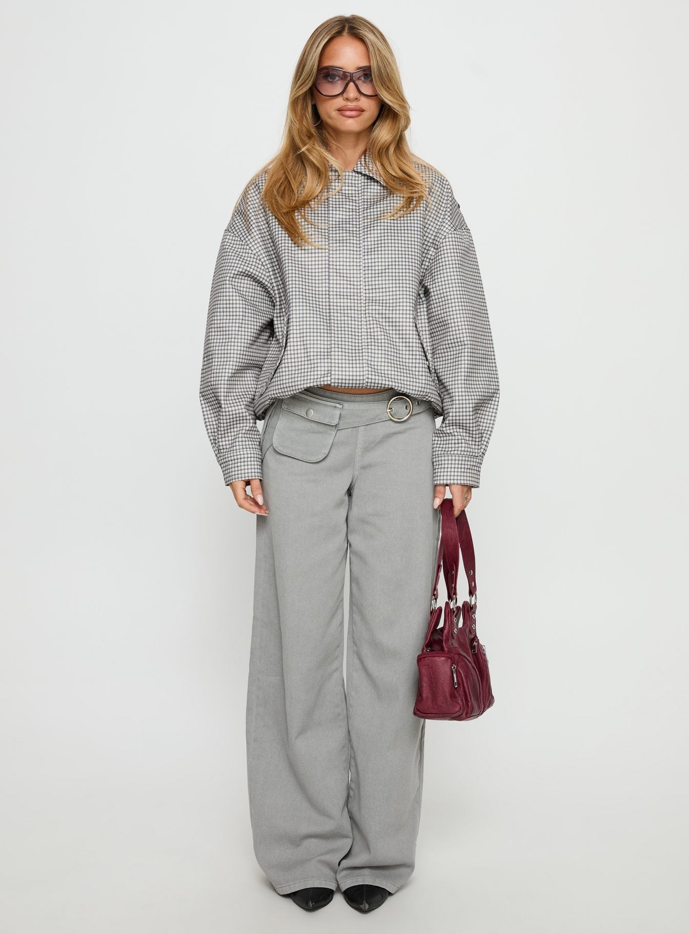 Kenny Bomber Jacket Cream Check