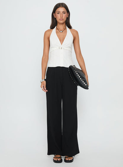 Ambient Wide Leg Pant Black