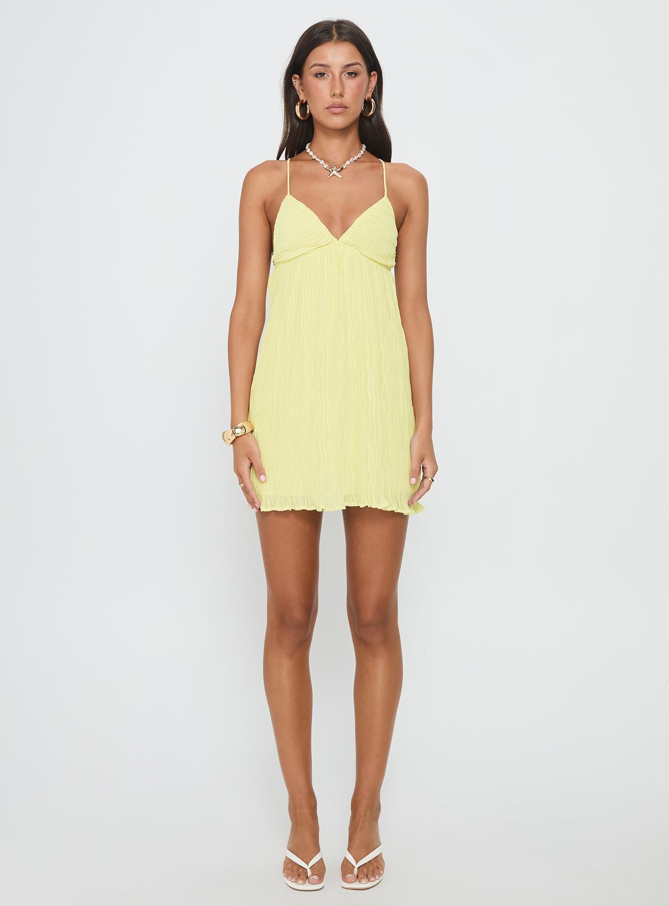 Matea Mini Dress Lemon