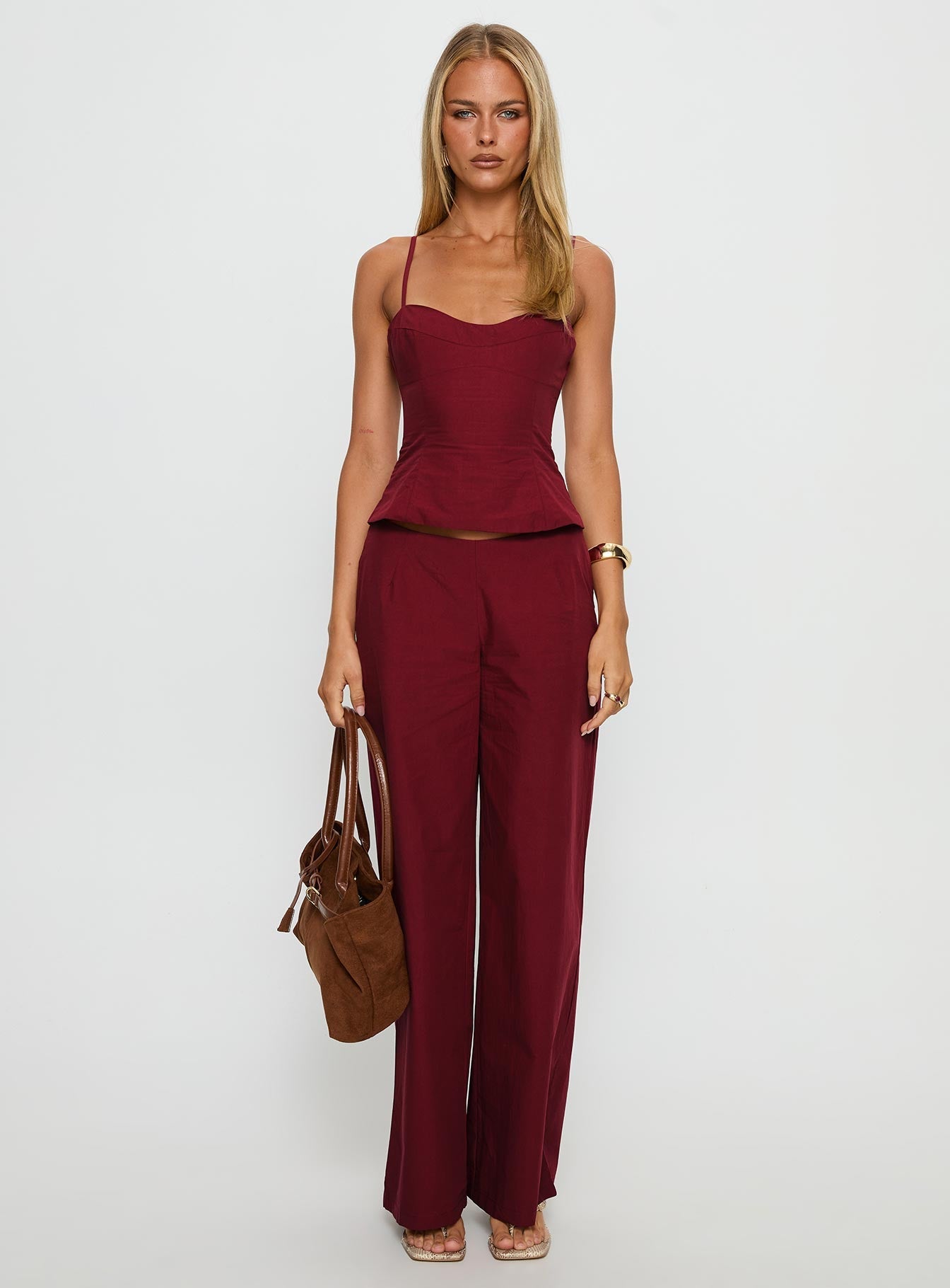 Kierstyn Corset Set Currant