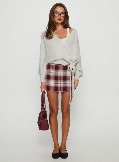 Charmers Mini Skirt Red Check