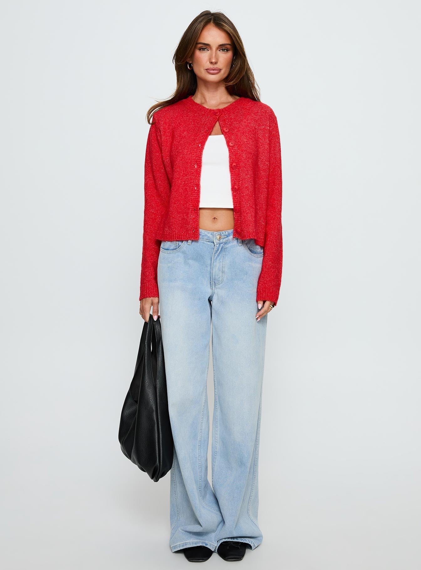 Denmark Cardigan Red