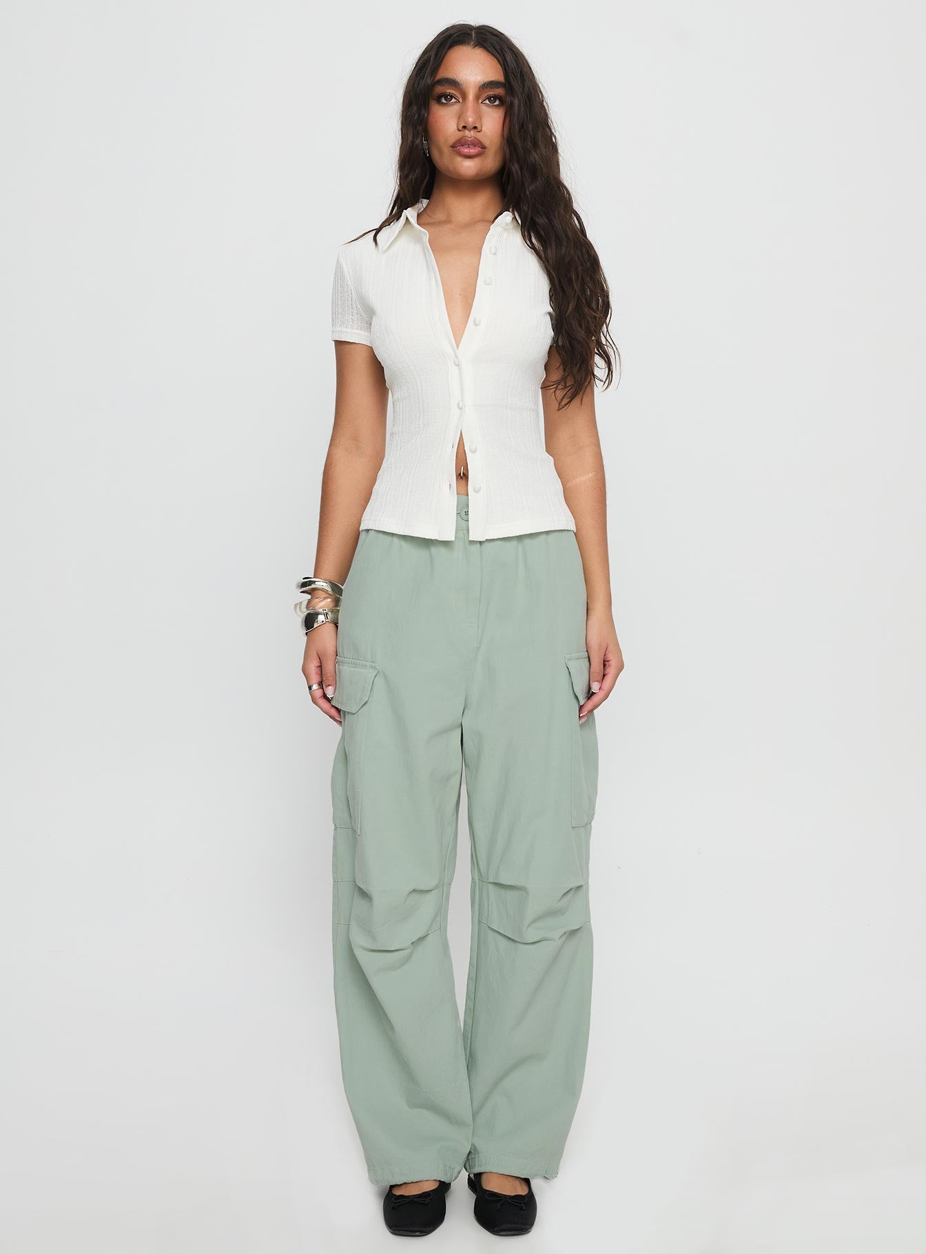 Elanthea Cargo Pants Green