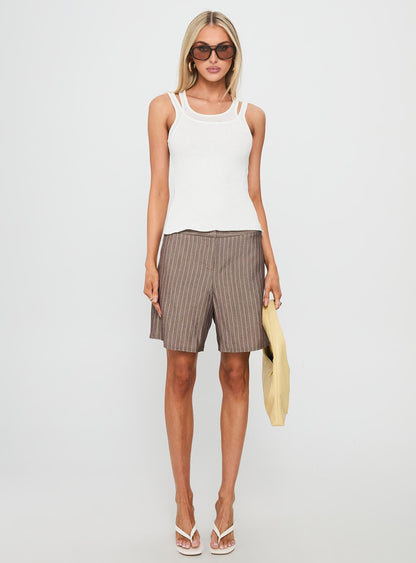 Ceyla Layered Tank Top White