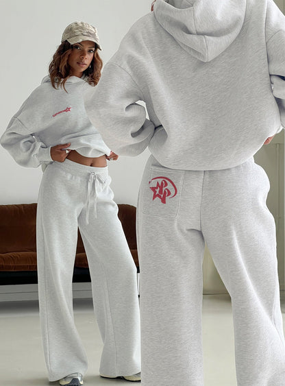 Princess Polly Stargirl Hoodie Grey Marle