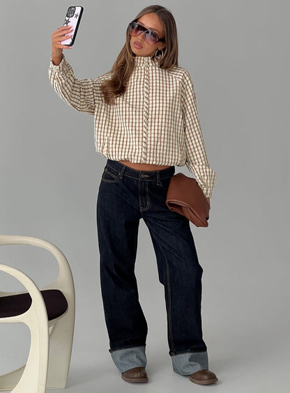 Kalle Jacket Brown Check