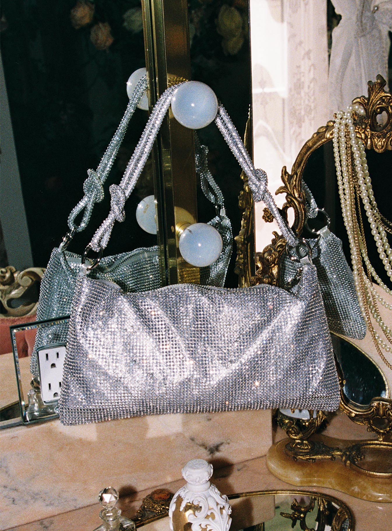 Penelopy Shimmer Bag Silver